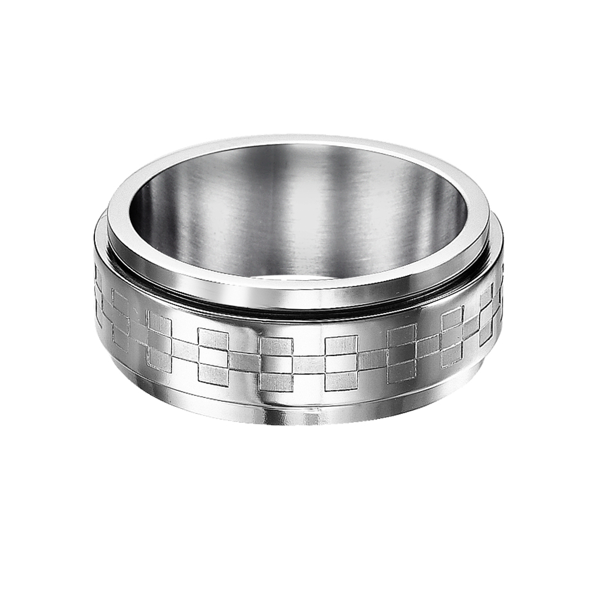 Steel White Ring AMS1002-ST