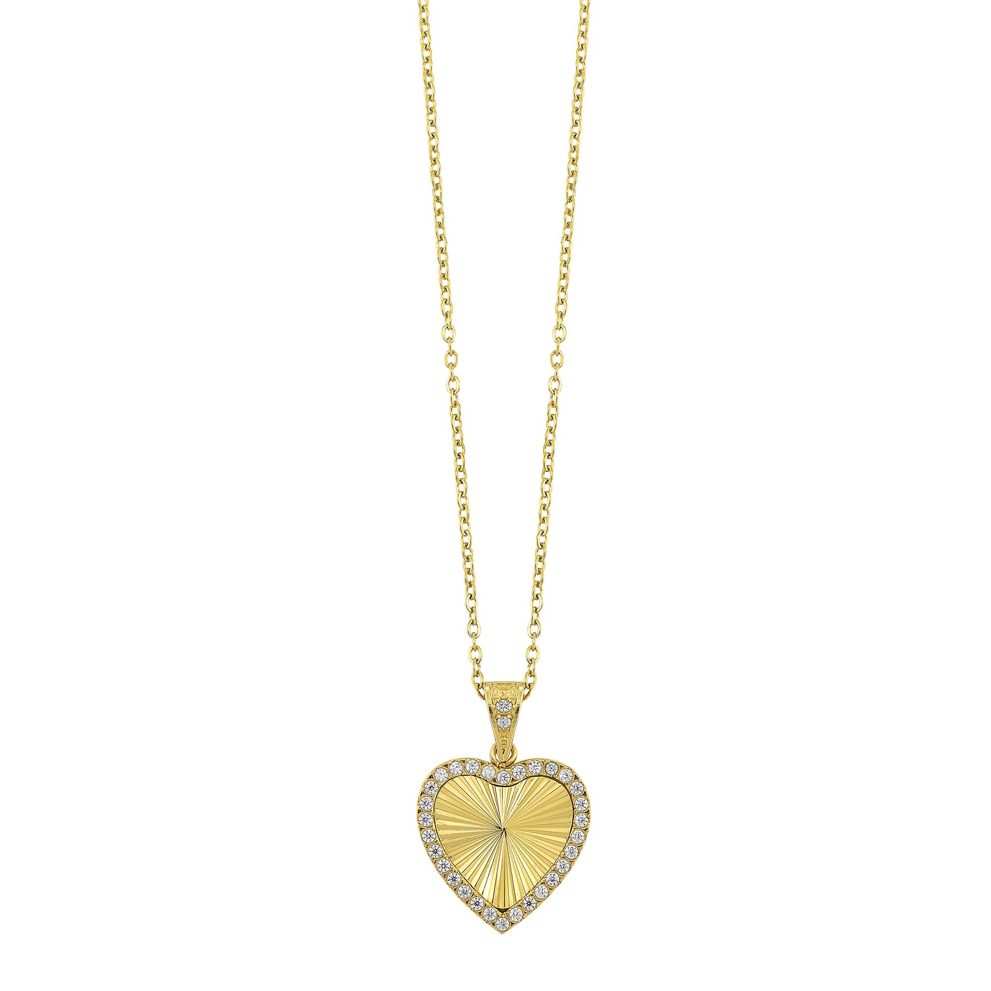 Steel Yellow Pendant PD11345-ST